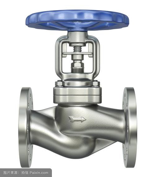 What kind of steel is generally used for industrial valves?