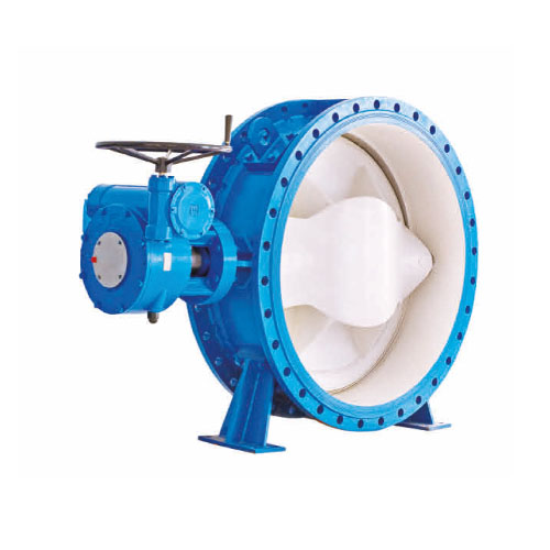 Soft-sealing double eccentric flanged butterfly valve 1