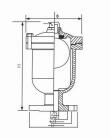 QB1-10 single port exhaust valve