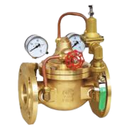 Brass water control valve