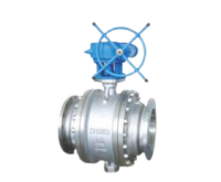 GB cast steel trunnion ball valve